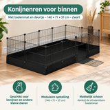 Praktische toepassing en keuzehulp voor konijnenren binnen