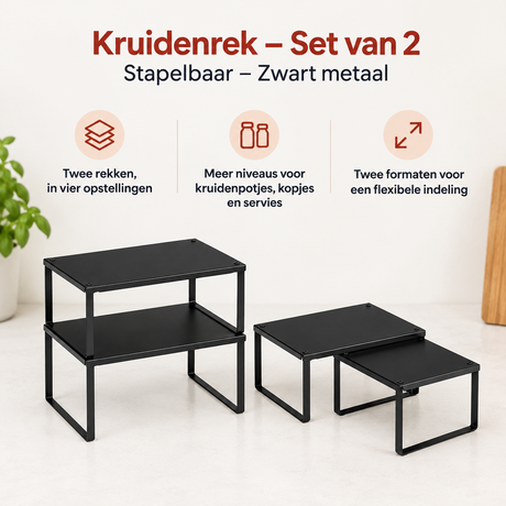Belangrijkste voordelen en eigenschappen van kruidenrek