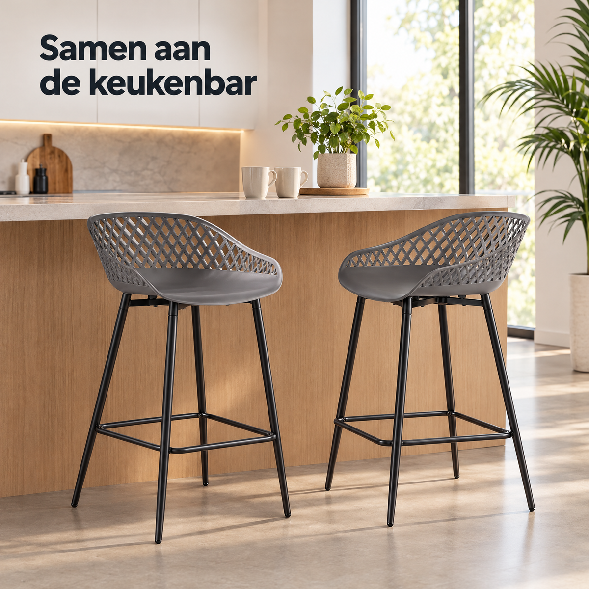 kunststof barkrukken in gebruik in een passende praktijksituatie