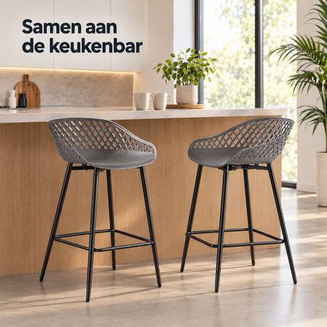 kunststof barkrukken in gebruik in een passende praktijksituatie
