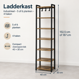 Afmetingen en productspecificaties van ladderkast