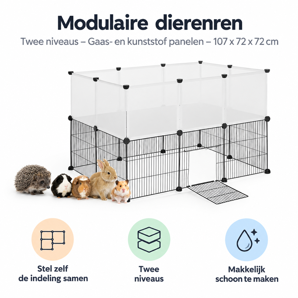 Belangrijkste voordelen en eigenschappen van modulaire dierenren