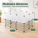 Afmetingen en productspecificaties van modulaire dierenren