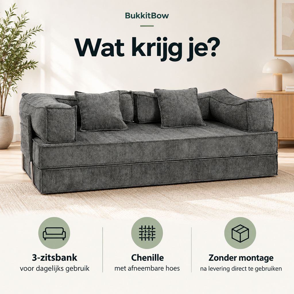 Praktische toepassing en keuzehulp voor modulaire slaapbank