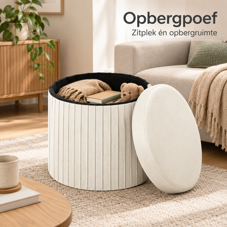 opbergpoef in gebruik in een passende praktijksituatie