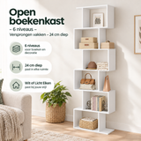 Praktische toepassing en keuzehulp voor open boekenkast