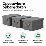 Belangrijkste voordelen en eigenschappen van opvouwbare opbergdozen