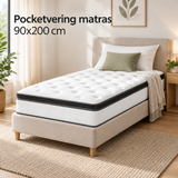pocketvering matras 90x200 in gebruik in een passende praktijksituatie