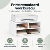 Overzicht van printerstandaard met de belangrijkste productvoordelen