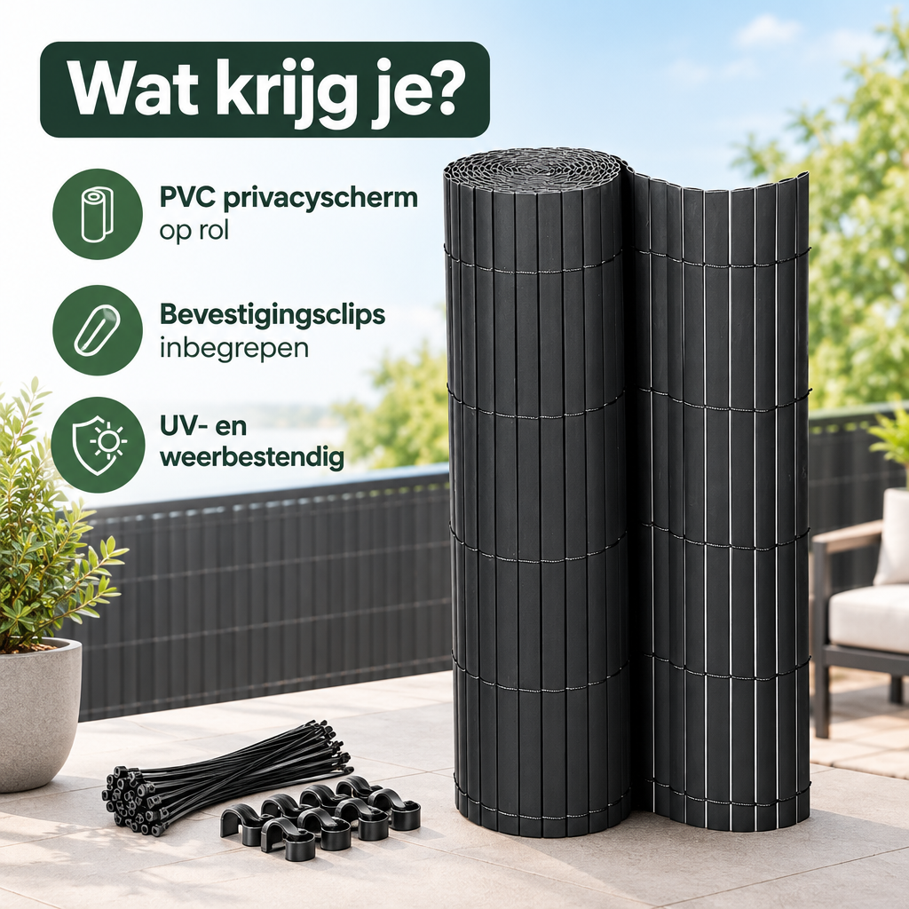 Praktische toepassing en keuzehulp voor PVC privacyscherm