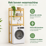 Belangrijkste voordelen en eigenschappen van rek boven wasmachine