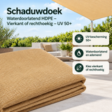 Praktische toepassing en keuzehulp voor schaduwdoek