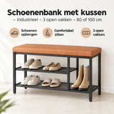 Belangrijkste voordelen en eigenschappen van schoenenbank met kussen