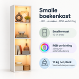 Belangrijkste voordelen en eigenschappen van smalle boekenkast