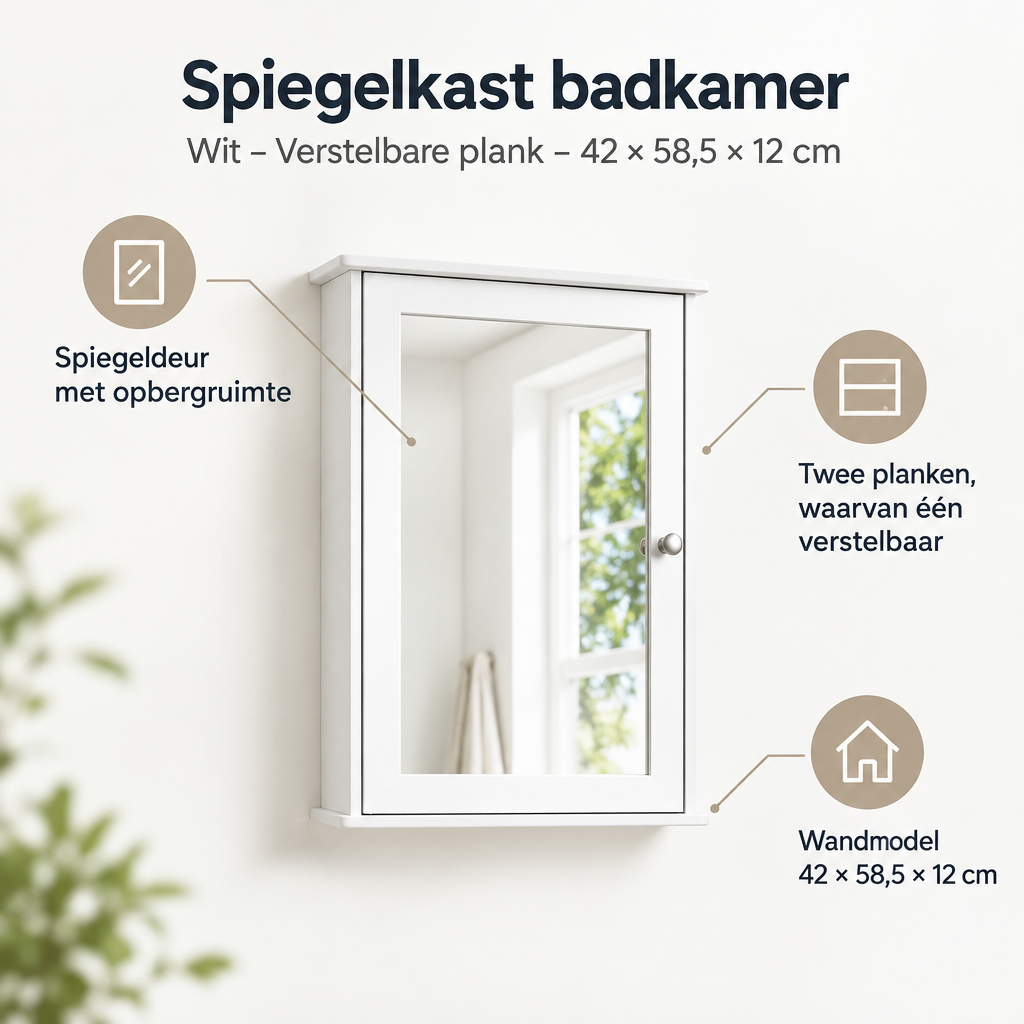 Belangrijkste voordelen en eigenschappen van spiegelkast badkamer