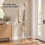 staande kapstok in gebruik in een passende praktijksituatie