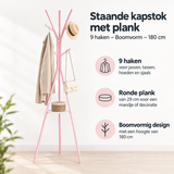 Belangrijkste voordelen en eigenschappen van staande kapstok met plank