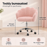 Afmetingen en productspecificaties van teddy bureaustoel