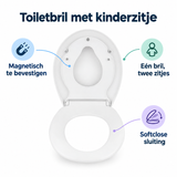 Belangrijkste voordelen en eigenschappen van toiletbril met kinderzitje