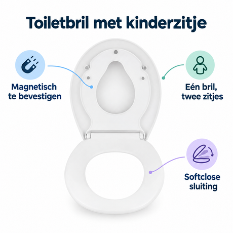 Belangrijkste voordelen en eigenschappen van toiletbril met kinderzitje