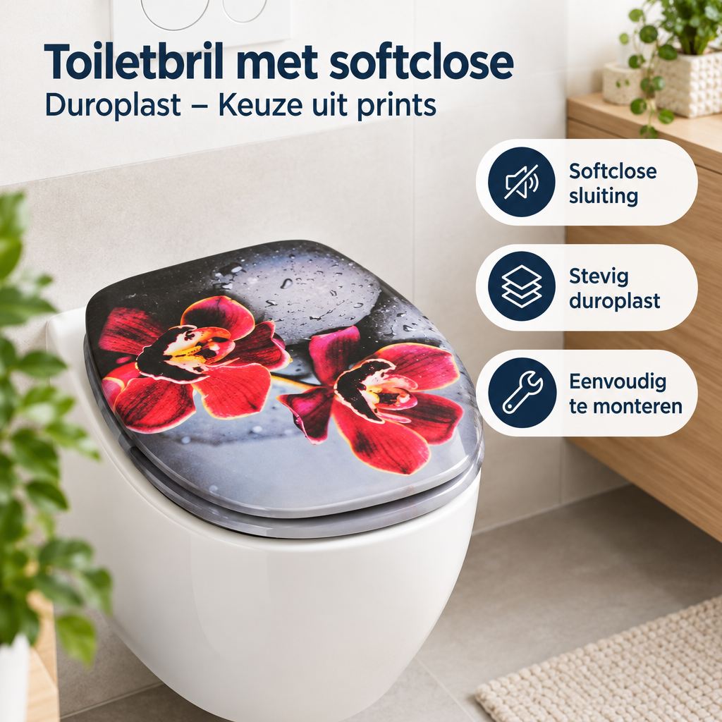Praktische toepassing en keuzehulp voor toiletbril met softclose