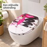 toiletbril met softclose in gebruik in een passende praktijksituatie