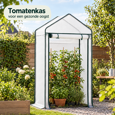 tomatenkas in gebruik in een passende praktijksituatie