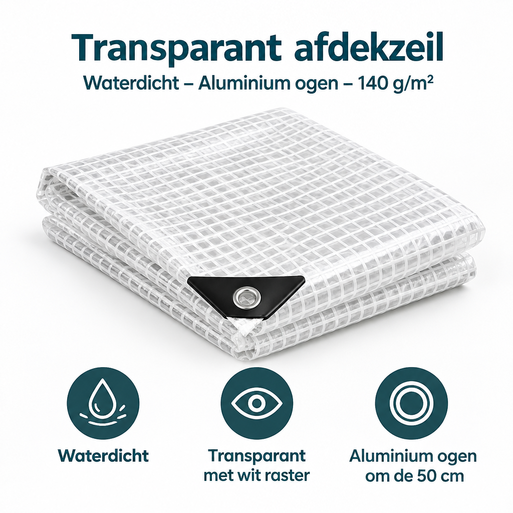 Belangrijkste voordelen en eigenschappen van transparant afdekzeil