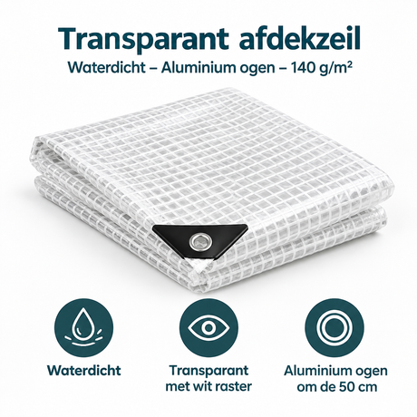 Belangrijkste voordelen en eigenschappen van transparant afdekzeil