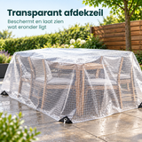 transparant afdekzeil in gebruik in een passende praktijksituatie