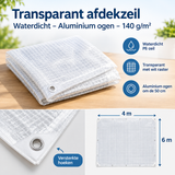 Afmetingen en productspecificaties van transparant afdekzeil