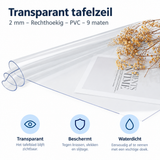 Belangrijkste voordelen en eigenschappen van transparant tafelzeil 2 mm