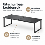 Belangrijkste voordelen en eigenschappen van uitschuifbaar kruidenrek