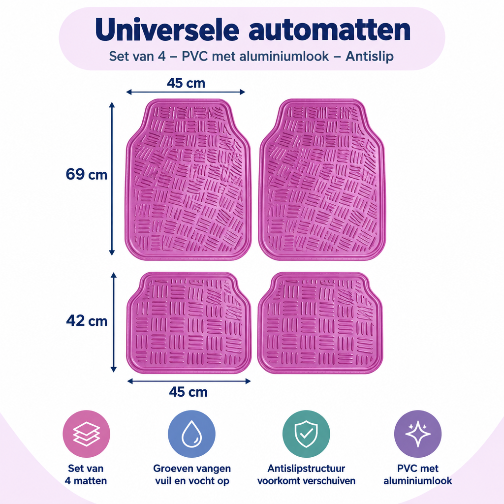 Afmetingen en productspecificaties van universele automatten