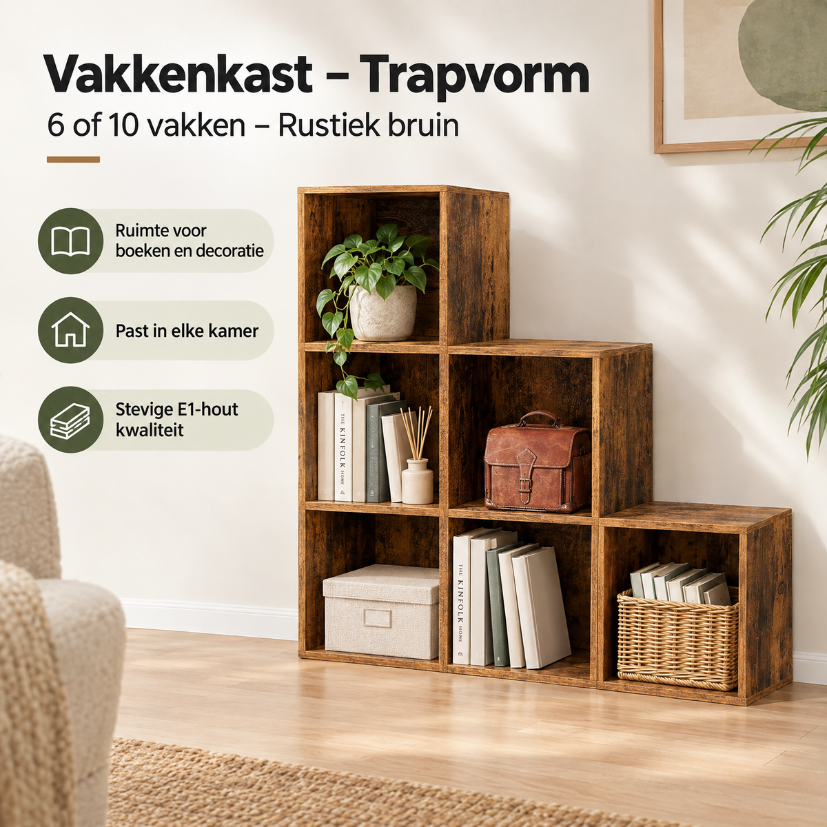 Praktische toepassing en keuzehulp voor vakkenkast