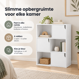 Praktische toepassing en keuzehulp voor vakkenkast met 6 vakken
