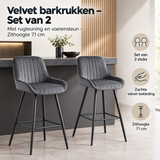 Praktische toepassing en keuzehulp voor velvet barkrukken