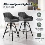 Praktische toepassing en keuzehulp voor velvet barkrukken