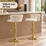 velvet barkrukken in gebruik in een passende praktijksituatie
