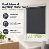 Praktische toepassing en keuzehulp voor verduisterend rolgordijn zonder boren