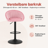 Belangrijkste voordelen en eigenschappen van verstelbare barkruk