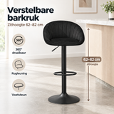 Afmetingen en productspecificaties van verstelbare barkruk