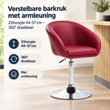 Praktische toepassing en keuzehulp voor verstelbare barkruk met armleuning