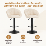 Belangrijkste voordelen en eigenschappen van verstelbare barkrukken