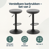 Overzicht van verstelbare barkrukken set van 2 met de belangrijkste productvoordelen