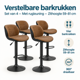 Belangrijkste voordelen en eigenschappen van verstelbare barkrukken set van 4