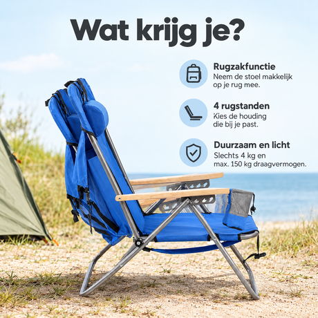 Praktische toepassing en keuzehulp voor verstelbare campingstoel