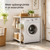 wasmachinerek in gebruik in een passende praktijksituatie