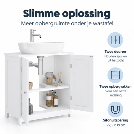 Belangrijkste voordelen en eigenschappen van wastafelonderkast 60 cm