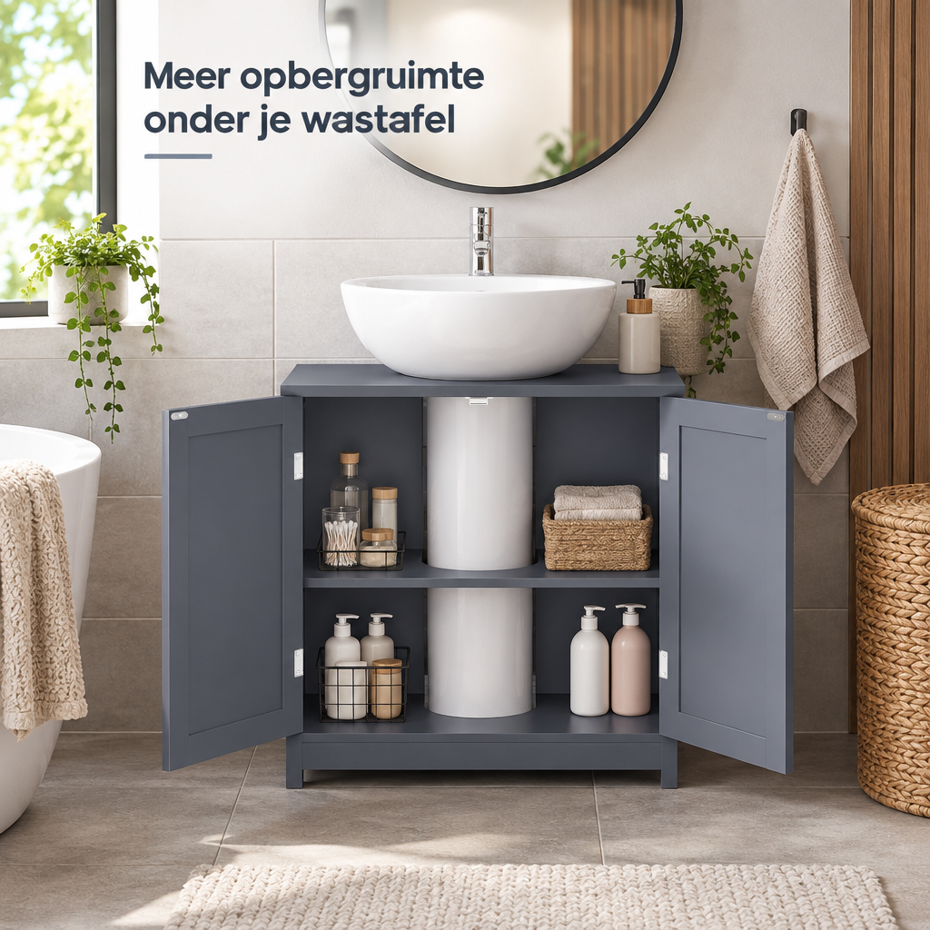 wastafelonderkast 60 cm in gebruik in een passende praktijksituatie